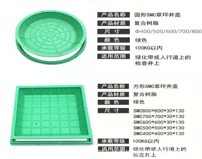 兴山树脂复合种植井盖展示
